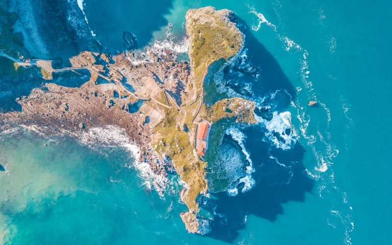 Texas wind turbines at sunset