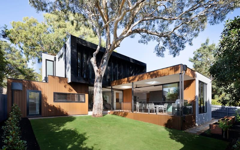 Modern commercial office building exterior